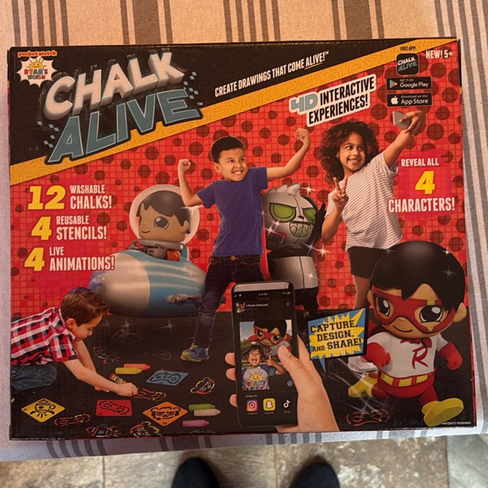 Interactive Chalk Set - Multicolor - Picture 2 of 7